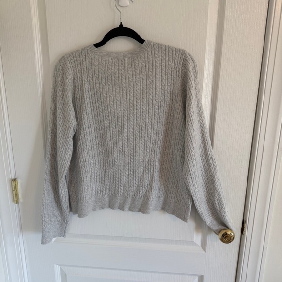 Old Navy Grey Size XL SoSoft Cropped Cardigan Sweater - Picture 3 of 7